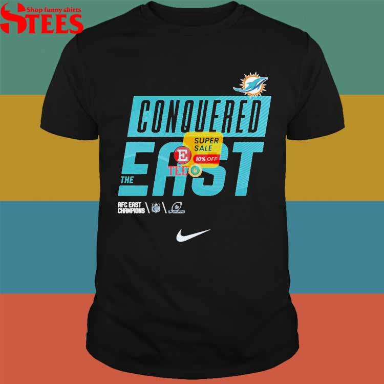 Miami Dolphins Conquered the East NFL 2023 playoff shirt, hoodie, sweater,  long sleeve and tank top