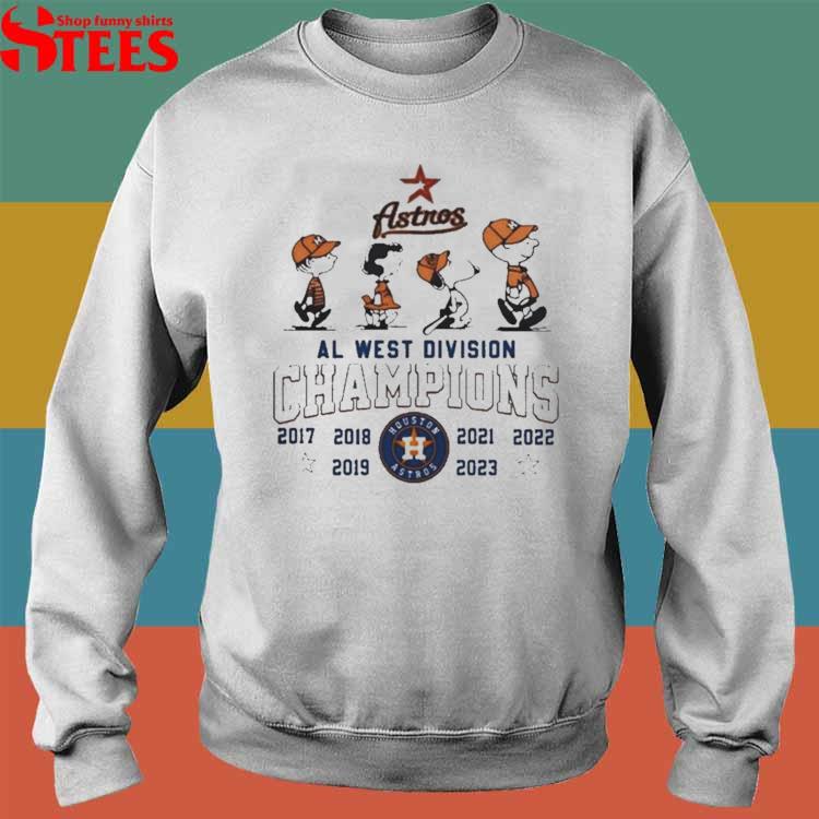 Houston Astros 2023 Al West Division Champions Shirt - Peanutstee