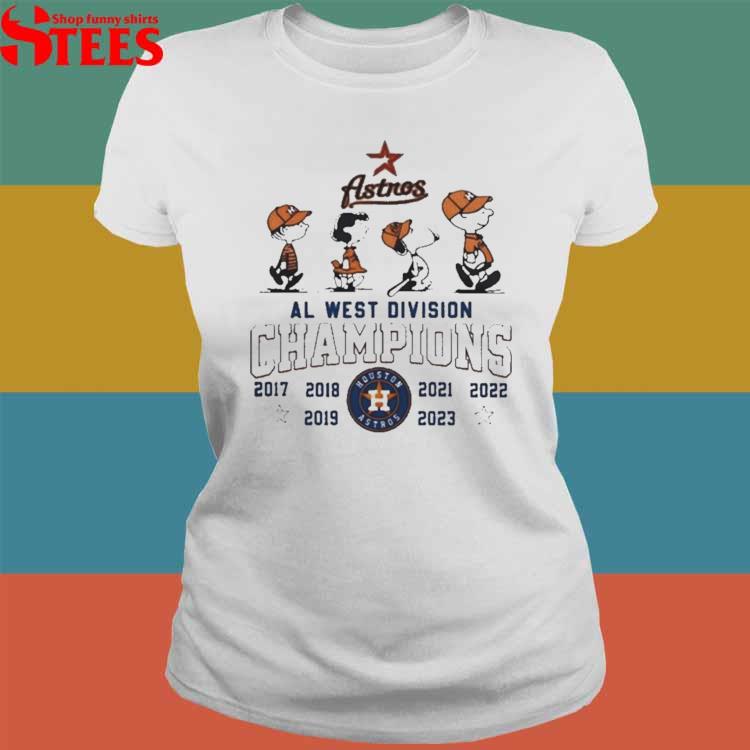 Peanuts Characters Houston Astros AL West Division Champions Back To Back  To Back Shirt - Danmerch