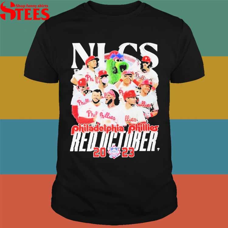 Red October 2023 Nlcs Philadelphia Phillies Shirt - Peanutstee