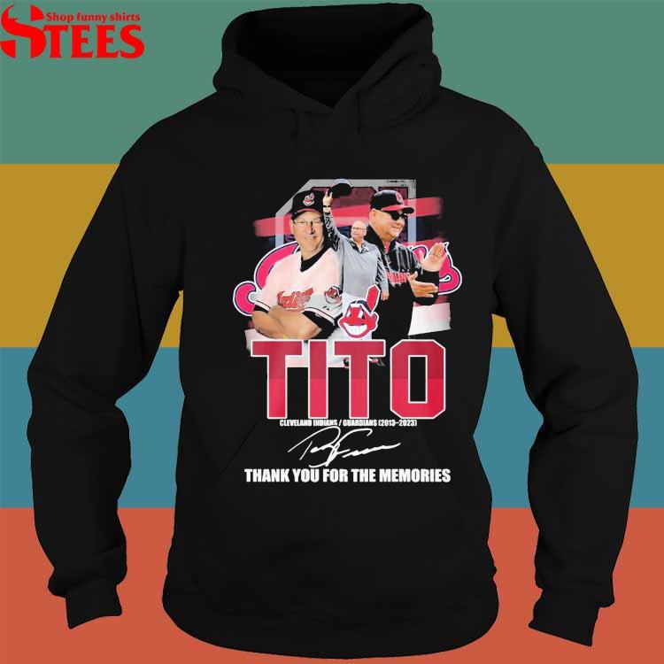 Tito Cleveland Indians, Guardians 2013 – 2023 Thank You For The Memories  Unisex T Shirt - Limotees