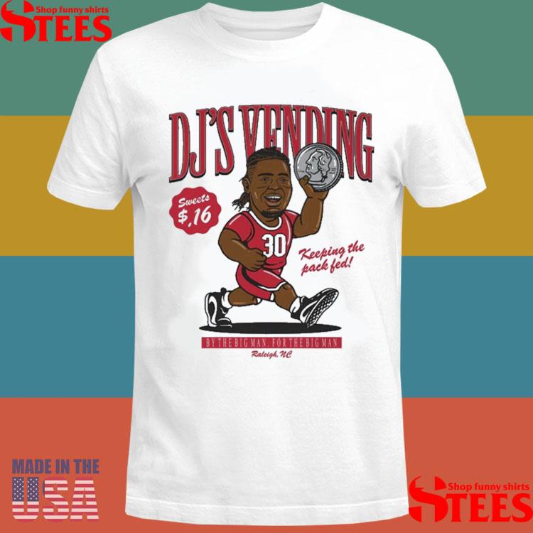 Official Nc State Dj Burns Dj's Vending By The Big Man Shirt