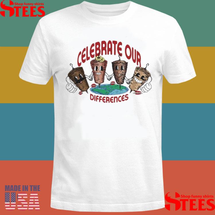 Official Celebrate Our Diversity Gyro Al Pastor Doner Shawarma Shirt