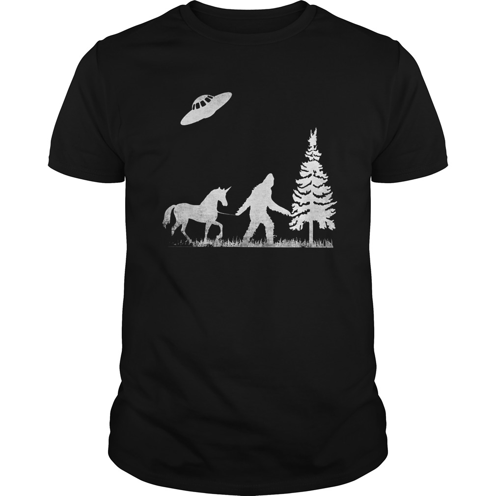 bigfoot unicorn shirt