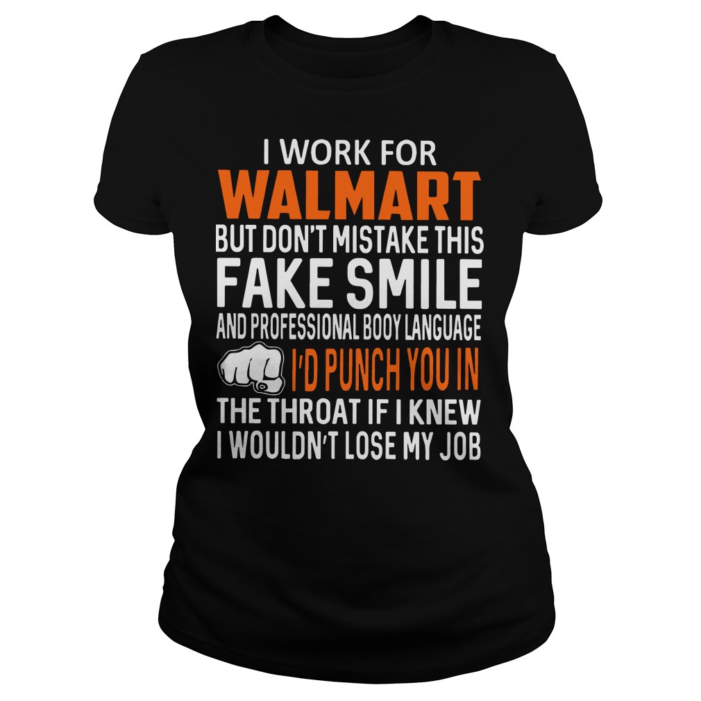 i work at walmart shirt