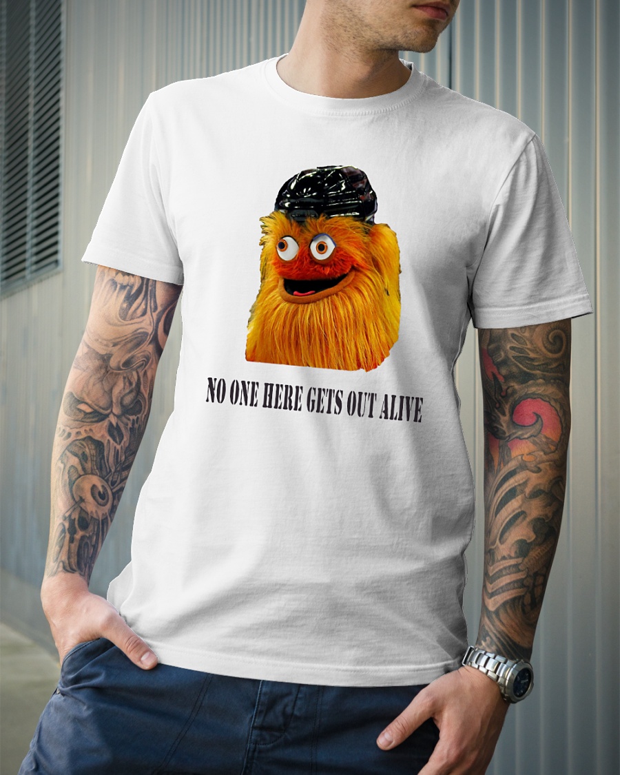 gritty mascot tee shirts