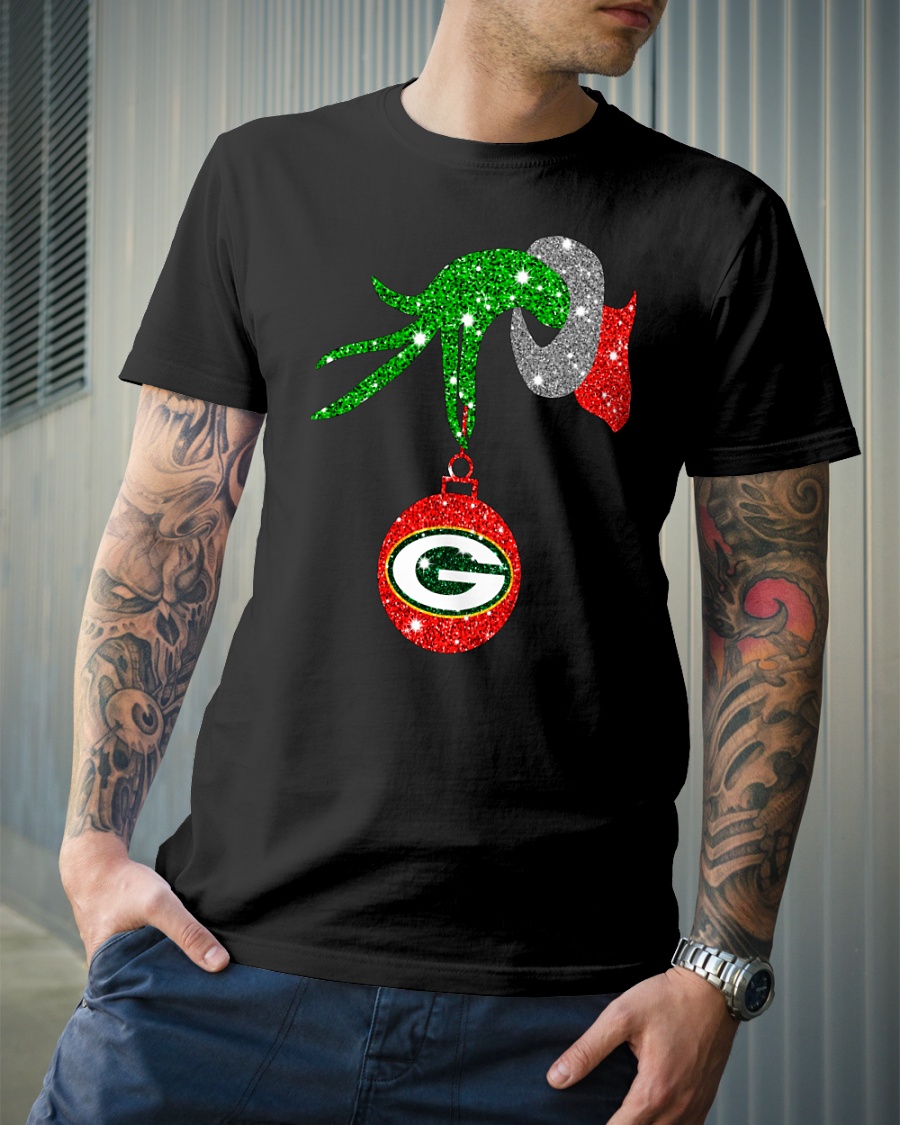 green bay packers grinch shirt