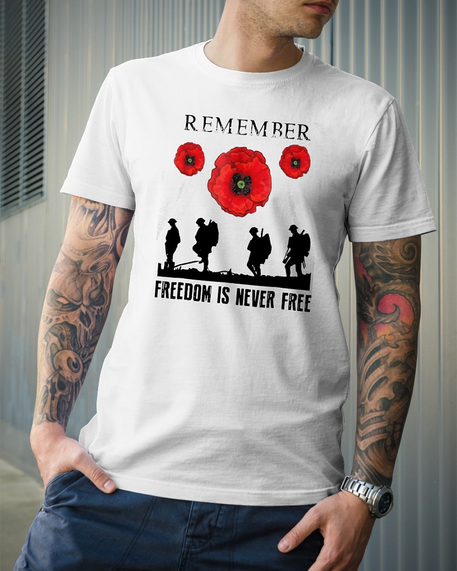 remember-freedom-is-never-free-shirt-hoodie-tank-top-and-sweater