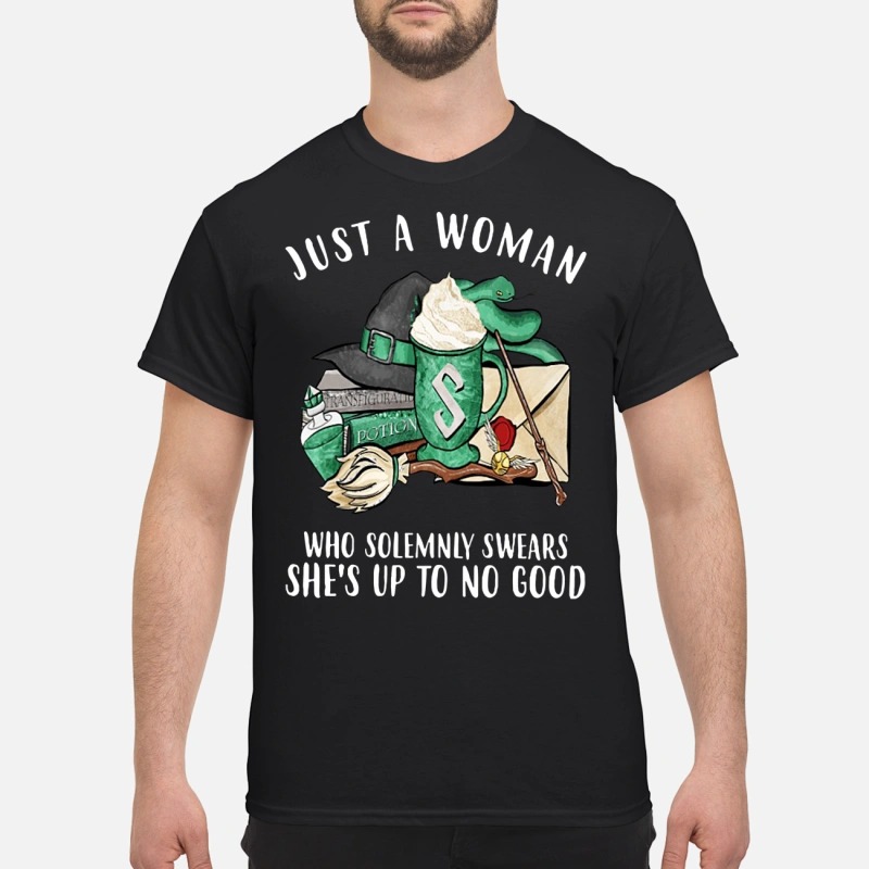 Slytherin house: Just a woman who solemnly swears she's up to no good T-shirt