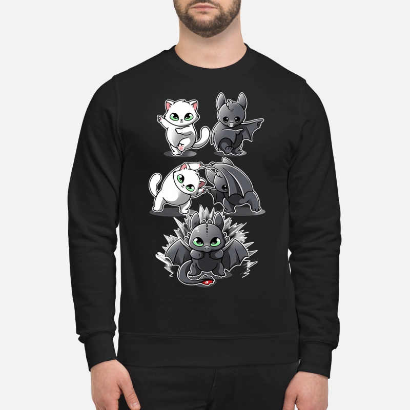How to Train Your Dragon cat fusion bat Toothless sweater