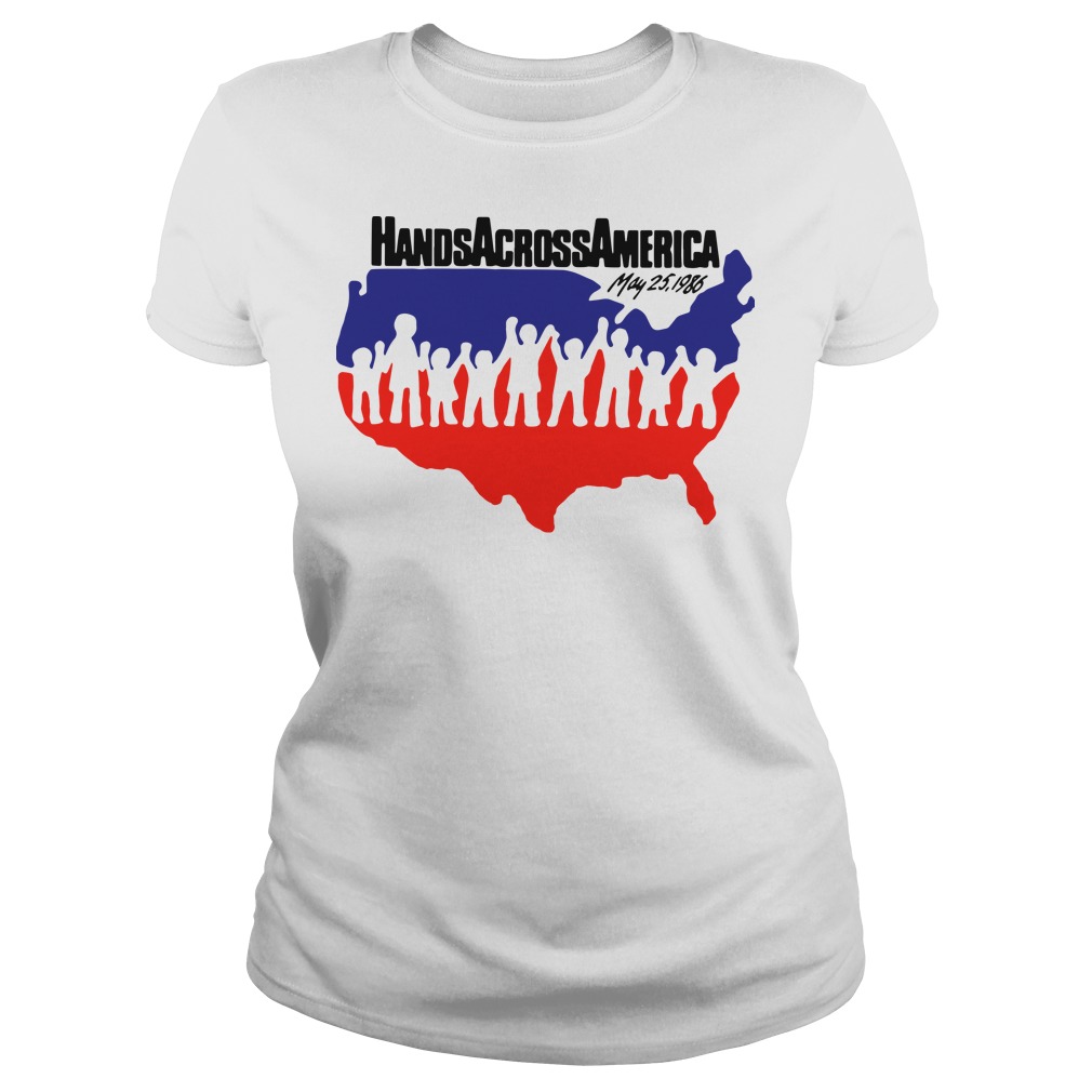 hands across america shirt vintage