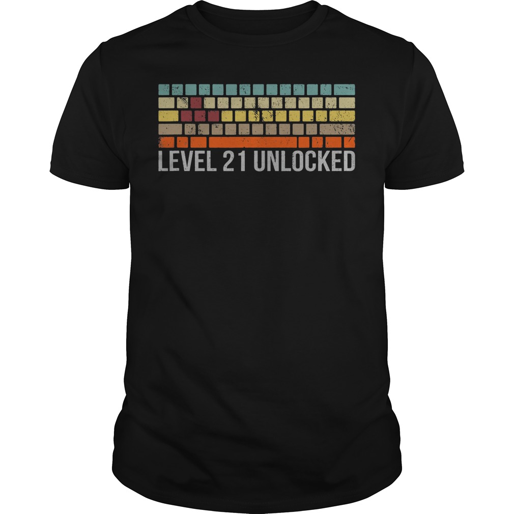 level 21 unlocked shirt