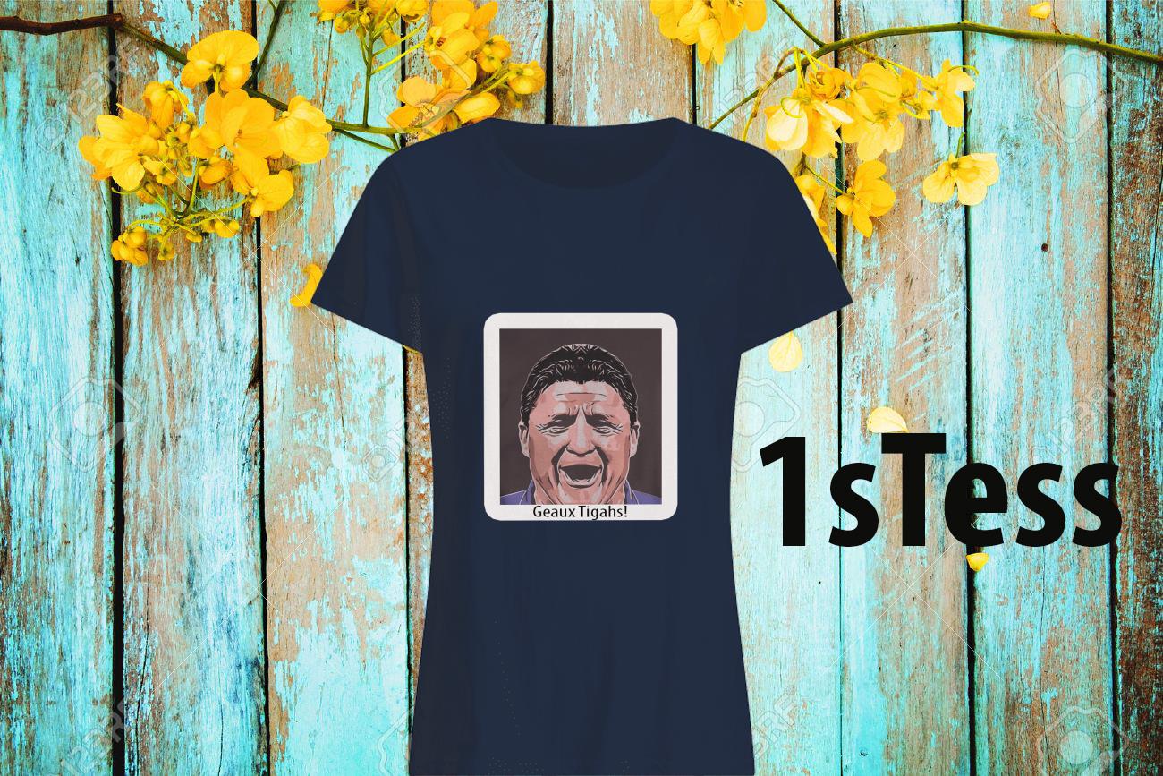 ed orgeron sissy blue shirt