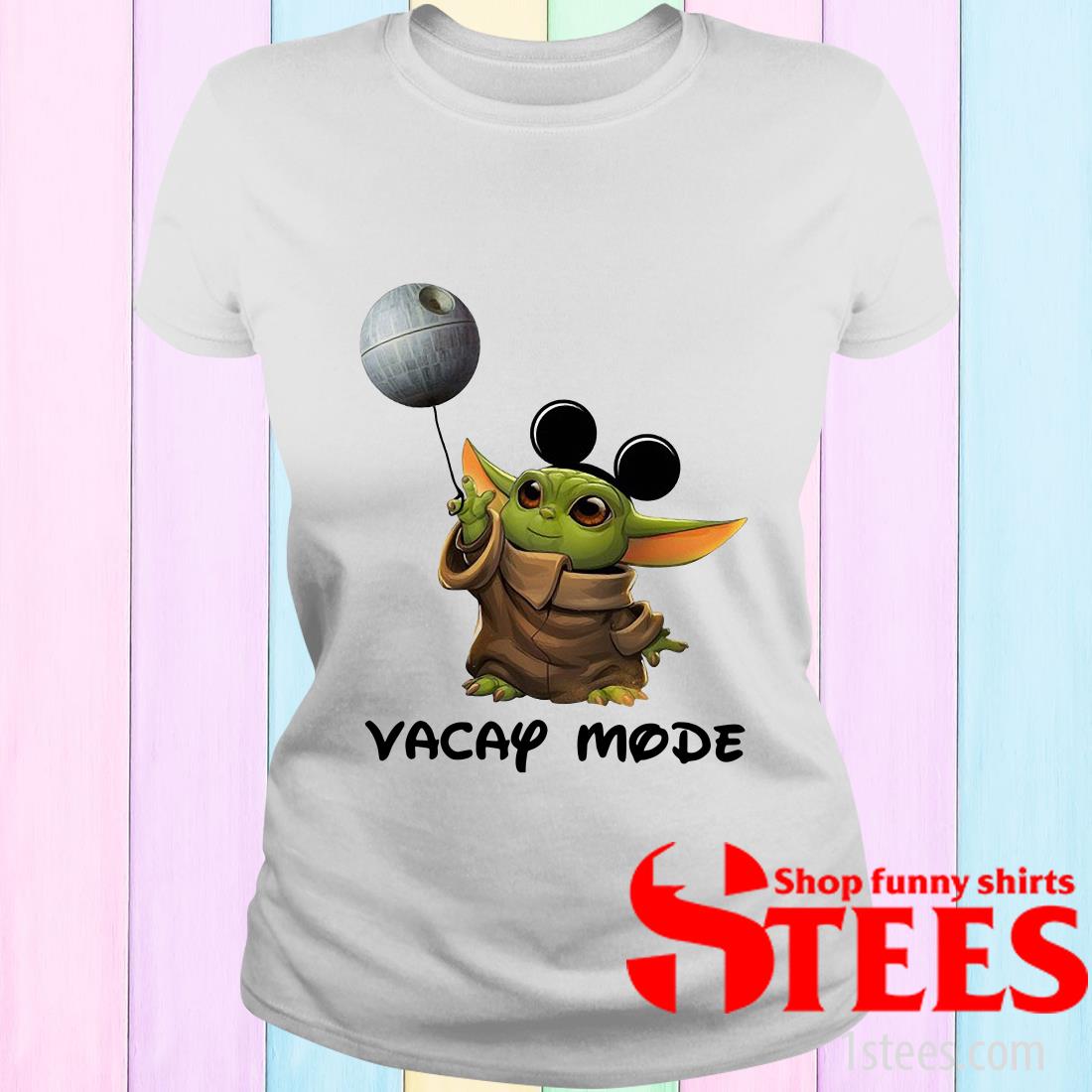 Baby Yoda Mickey Mouse Vacay Mode Shirt