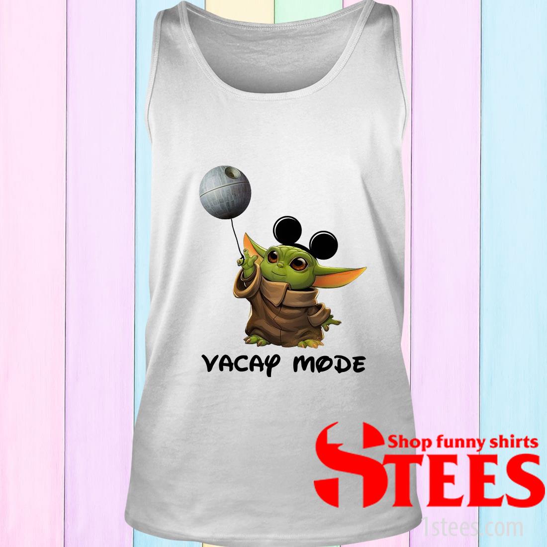 Baby Yoda Mickey Mouse Vacay Mode Shirt